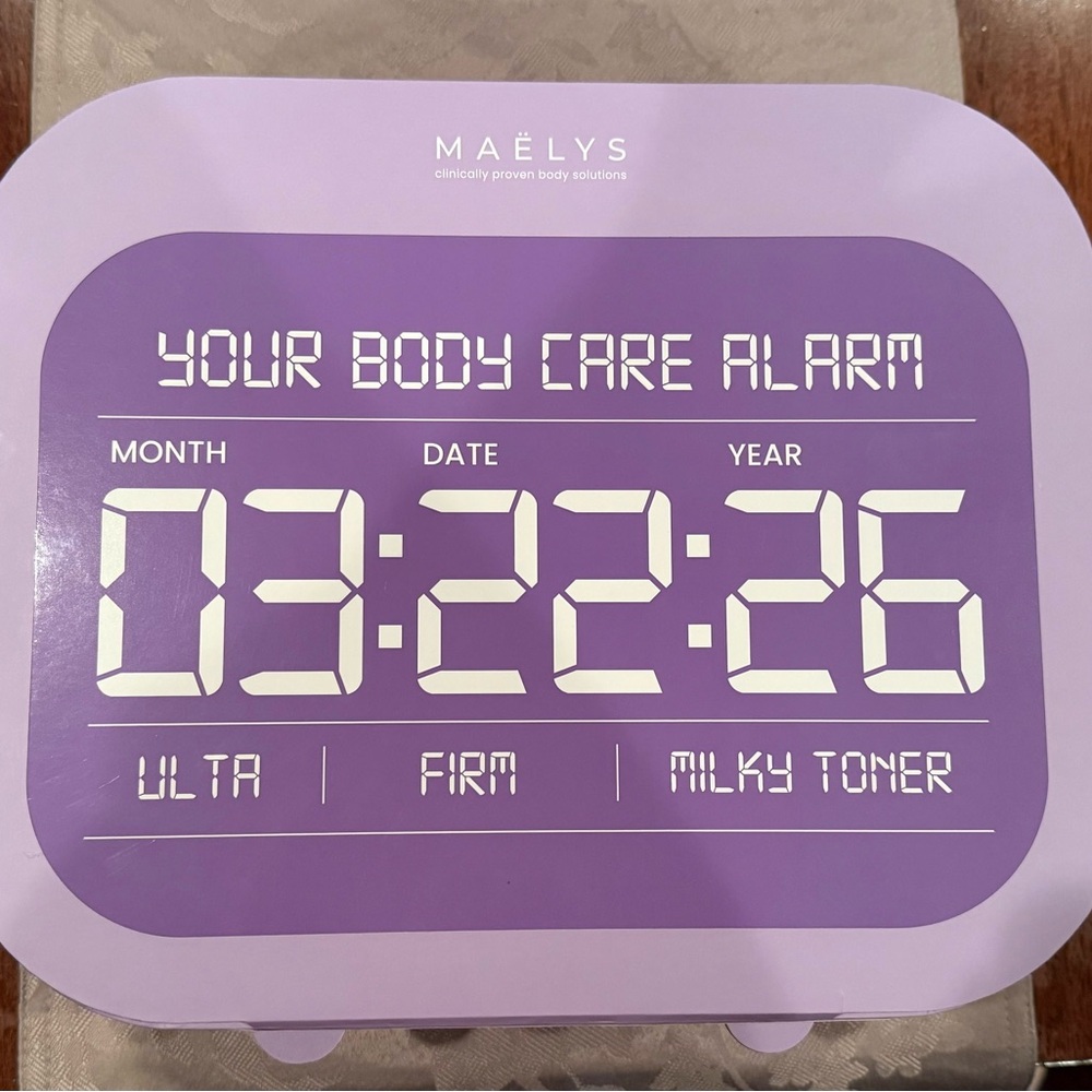 MAËLYS gift box set GET UP and GET DREAMY body care alarm decorative